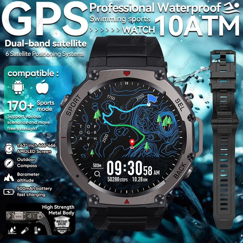 T-Rex 3 Ultra GPS Smartwatch, Waterproof