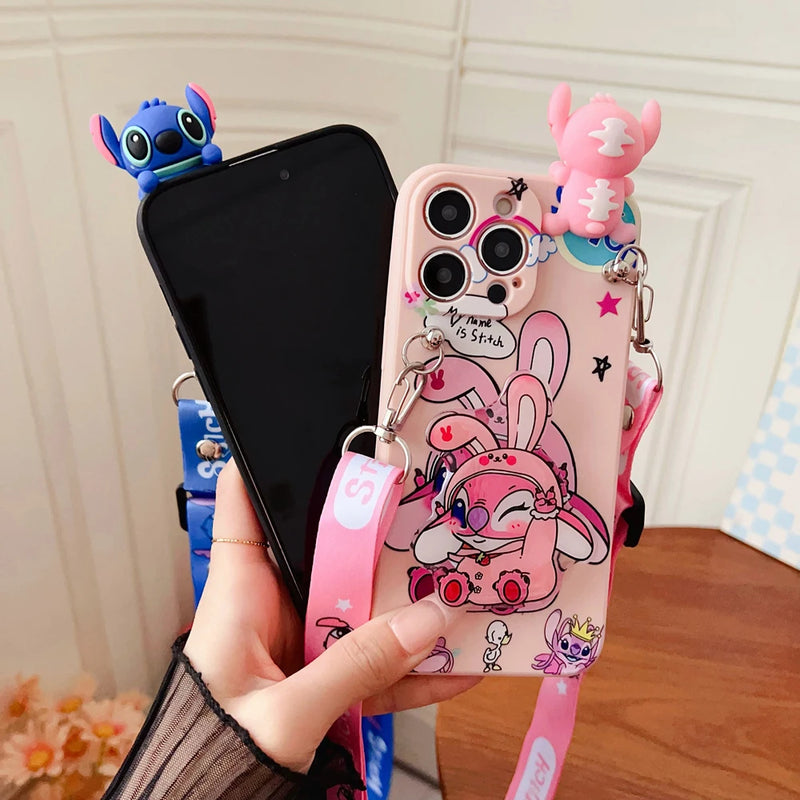 Shy Stitch Case with Rope Stand