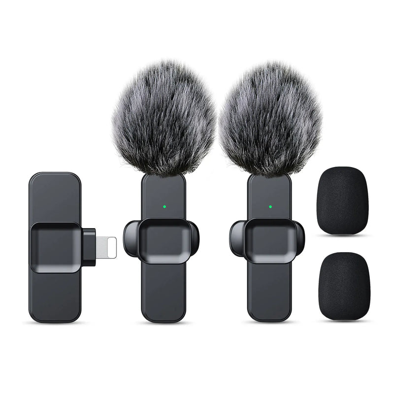 SNZIYAG K10 Wireless Lavalier Portable Audio Video Recording Microphone.
