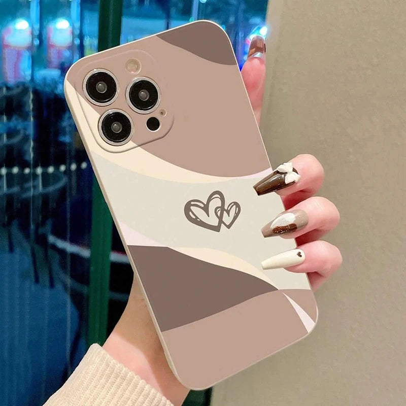 Phone Case for iPhone 17 Air 16 15 14 11 Pro Max 16E 12 13 Pro 7 8 15 16 Plus SE2,