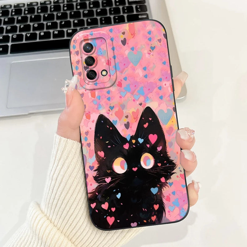 Soft TPU Phone Case with Pattern for Oppo A74 4G, Oppo Reno6 Lite, OppoA74, OppoA95