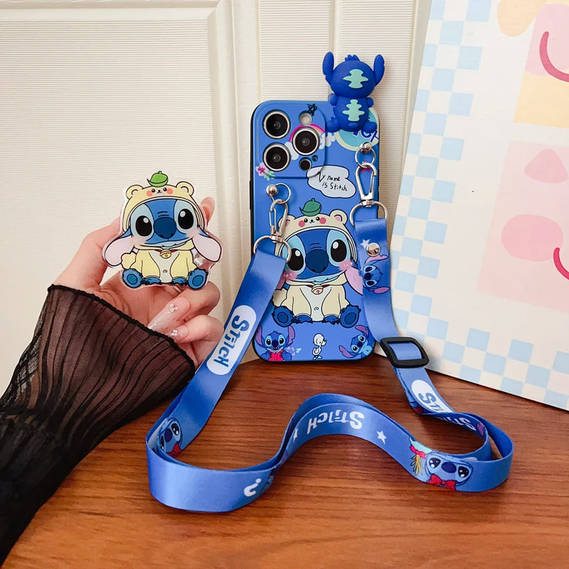 Shy Stitch Case with Rope Stand