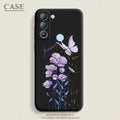 Soft silicone case with butterfly, stars and floral