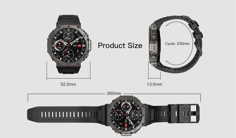 T-Rex 3 Ultra GPS Smartwatch, Waterproof