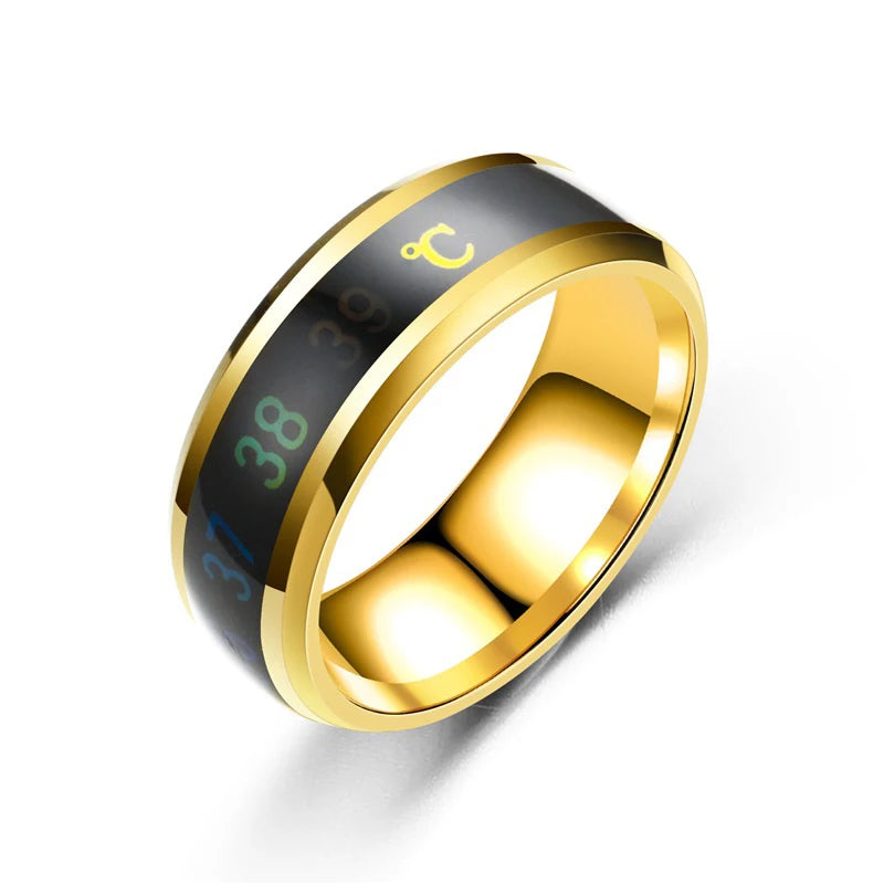 Multifunctional stainless steel smart ring, waterproof jewelry 