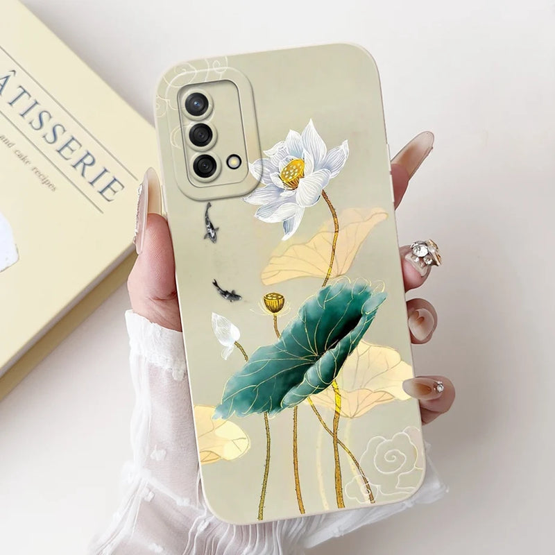 Soft TPU Phone Case with Pattern for Oppo A74 4G, Oppo Reno6 Lite, OppoA74, OppoA95