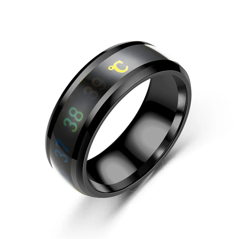 Multifunctional stainless steel smart ring, waterproof jewelry 