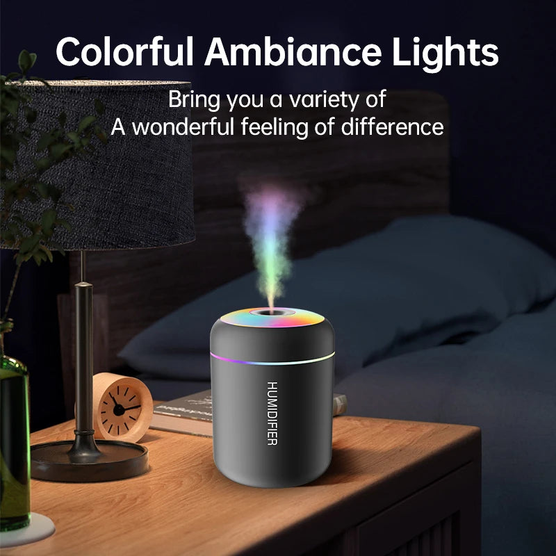 Mini USB Air Humidifier Electric Aroma Diffuser Essential Oil Purifier
