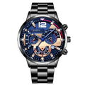 Luxury Men's Quartz Watches, 4-Piece Set
