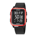 YIKAZE Retro Military Digital Watch Multifunctional Electronic Waterproof