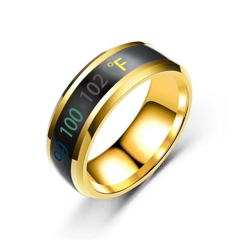 Multifunctional stainless steel smart ring, waterproof jewelry 