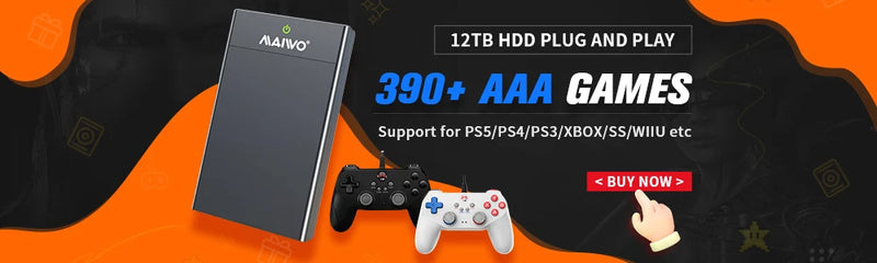 Retro Game Console for PS4/PS3/PS2/WiiU/Wii/N64/DC/PS1