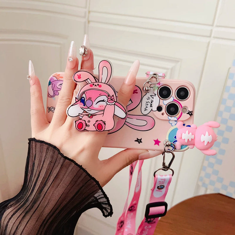 Shy Stitch Case with Rope Stand